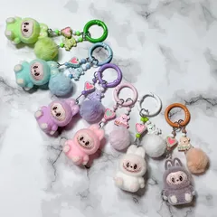 【即日発送】⭐︎大人気商品⭐︎ 即完売　ラブブ　ピンク　キーホルダー　ぬいぐるみ 最安値】大人気商品⭐︎ 即完売 ラブブ ピンク キーホルダー