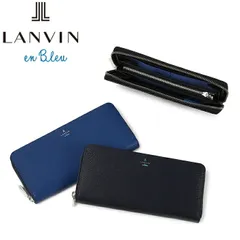 LANVIN en Bleu 579606 ランバンオンブルー ワグラム 長財布 ラウンドファスナー カード段12 ikt02