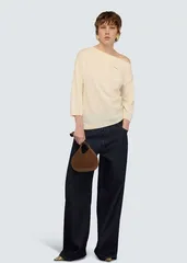 【未使用・新品】【公式正規取扱い】SEMICOUTURE(セミクチュール) ワンショルダーニット サマーニット アシンメトリーのサムネイル