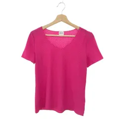 美品 ARMANI COLLEZIONI アルマーニ コレッツォーニ Vネック ストレッチ 半袖カットソー サイズ:I42  ピンク  レディース 　240001152641のサムネイル