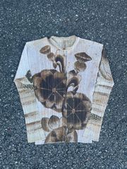 98aw issey miyake pleats please flower shirts