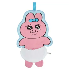 おぱんちゅうさぎ ループタオル ループ付ダイカットタオル カルチュアエンタテインメント お手拭きタオル キャラクター グッズ 