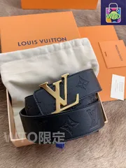 【今日特価】Louis Vuitton 最新款 4.0cm メンズベルト