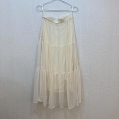 ヘザー Heather シフォン ティアード ロングスカート【F】