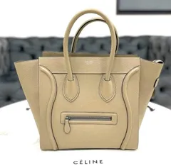 美品☆　セリーヌ　ラゲージ　ミニ　デューン　レザー　トートバッグ