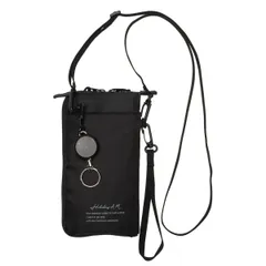 【新品・未使用】 スマホショルダーバッグ メンズ ショルダーバッグ 2way 多機能 撥水 財布 縦型 ネックポーチ お財布ショルダー お財布ポシェット 携帯ショルダー 斜め掛け おしゃれ 軽量 クリア 透明 かっこいい 鞄 バッグ ブラック 黒 KB155