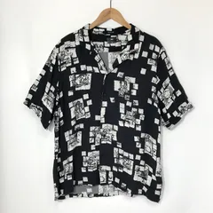 KSUBI スビ オープンカラーシャツ 半袖 アロハシャツ 総柄 レーヨン ショートスリーブ カジュアル 古着 メンズ Mサイズ トップス A14055◆のサムネイル