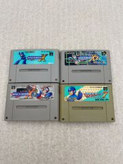 ロックマン　スーパーファミコン　ソフト　４点
