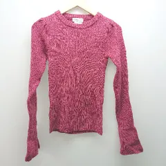 ◇ CIAOPANIC TYPY リブ 裾フレア シンプル 秋冬素材 長袖 ニット セーター サイズONE ピンク レディース E  【1308160026823】