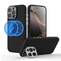 【在庫処分】iPhone iPhone For For For 16 16 16 (ブラック 專用 6.9インチ カメラ保護、親肌感触、正確な開口 Pro Pro Pro Max Max いPhone マグネットを内蔵 Max) アジャスタブルスタンド付き 、