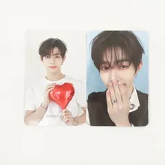 ZEROBASEONE ジャンハオ withmuu ヨントン 特典 犬 MAKESTAR キューピット 両面 トレカ フォト カード Zhang Hao ハオ ゼロベースワン ZB1