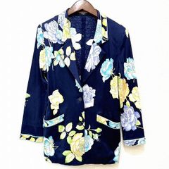 LEONARD 花柄 ジャケット ブルー系 レオナール 水色 - メルカリ