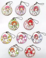 【中古】雑貨 全10種セット ラバーストラップ きゅんキャラいらすとれーしょんず 「一番くじ 映画 五等分の花嫁 ～幸せの結び～」 M賞