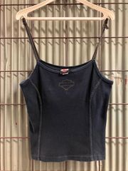 Old MOTOR HARLEY DAVIDSON Print Tops ハーレーダビッドソン　プリントキャミソール　トップス　Tシャツ　Y2K