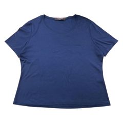 希少 美品 レオナール LEONARD カンカン素材 カットソー ライン