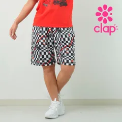 新品 クラップ clap フィットネス クラップヨガウェア レディース clap フィットネス パンツ CHECKER CLAP HALF PANTS M/フリーサイズ フィットネスウェア ハーフパンツ 短パン 柄 2025 新作