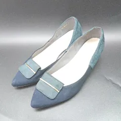 ◇ Θ Le Talon ル タロン タッセル付き パンプス サイズ23 ブラック　グリーン レディース E  【1410290002131】