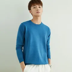 セーターニットセーター クルーネック メンズ トップス 長袖  長袖セーター 暖か 柔らか 無地 ケーブルニット リブ編み お兄系 シンプル 大人 きれいめdarong01