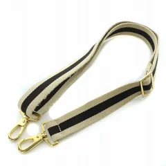 アパルトモン ドゥーズィエムクラス L'Appartement DEUXIEME CLASSE ショルダーストラップ ボーダー F ベージュ 黒 ブラック /BB ■OF