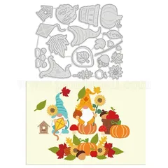オーダー用】秋シリーズ⑤ キツネとハロウィン アウトドアカッティング