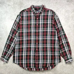 90年代 Ralph Lauren ラルフローレン BLAKE 長袖 ライトネルシャツ チェックシャツ メンズXL相当 