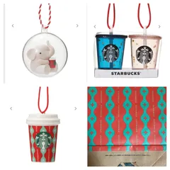 スターバックス　クリスマス　2022 オーナメント　セット　紙袋付き