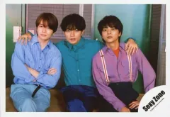 【中古】生写真(ジャニーズ) Sexy Zone/菊池風磨・中島健人・佐藤勝利/横型・膝上/シングル「NOT FOUND」MVオフショット/公式生写真