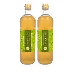 【SALE】 2本セット フルーツビネガーマスカット ドリンク 果実酢 酢 M2 果汁入 フルーツビネガー マスカット 健康ドリンク 美容ドリンク 900ml 酢 飲む酢 希釈 プラセンタ コラーゲン ビタミン 果物 美容のサムネイル