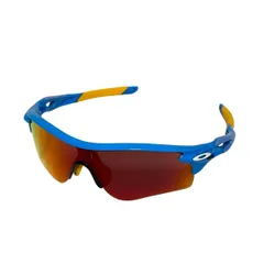 OAKLEY(オークリー) サングラス - ボルドー×ブルー×ダークイエロー ミラーレンズ