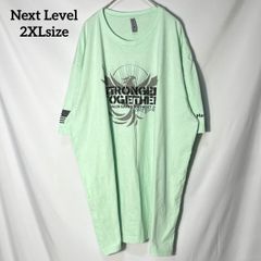 【Next Level】BRIDGE Ⅱ SPORTS 企業ロゴ メットライフ　コカコーラ　星条旗　両面プリント　オーバーサイズ　半袖Tシャツ　2XL US古着
