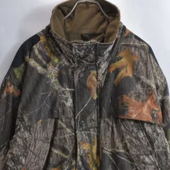 00s〜 BEAR CREEK OUTFITTERS リアルツリーカモ ハンティングジャケット 迷彩柄 ヴィンテージ アウター アウトドア ビンテージ USA アメリカ古着 メンズLサイズのサムネイル