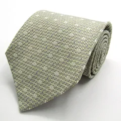 ステファノ バレンチノ ブランド ネクタイ スクエア柄 シルク 日本製 未使用タグ付 PO メンズ グレー STEFANO VALENTINO