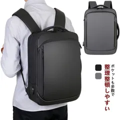 スリュック メンズ ビジネスリュック 薄型 ビジネスバッグ 軽量 防水 3WAY 通勤 スーツ リュックサック バックパック ビジネス リュック カバン PC パソコン ビジネスバッグ 大容量 ブラッ#jzxd867