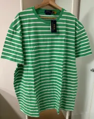 アメリカ ポロ クラシックフィット ストライプ 半袖Tシャツ 2XL 新品