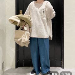 新品・未使用【バヤコ】keep being you ライトデニムパンツ ホワイト 新品・未使用【バヤコ】keep being you ライトデニムパンツ ホワイト