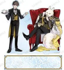 【中古】アクリルスタンド・アクリルパネル ベリル＆シャイア ティータイムver. 羽純ハナ先生 描き下ろし BIGアクリルスタンド 「カドル -獣人オメガバース-」