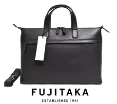 定価5.1万 FUJITAKA フジタカ] レザービジネスバッグ A4 イーナ