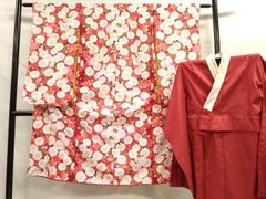 着物屋こころ■上質な小紋 草花間道 正絹 逸品 ph3277 着物屋こころ■上質な小紋 草花間道 正絹 逸品 ph3277
