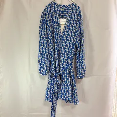 新品 未使用 タグ付き ZARA ザラ レディース ミニ丈 ワンピース チュニック XL ブルー  ホワイト Vネック 柄物 リボン フリル おしゃれ カジュアル 可愛い リゾート 総柄　大きいサイズ　マタニティ