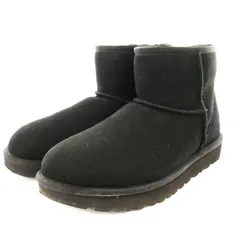 アグ オーストラリア UGG australia Classic Mini II Boot クラシックミニ ムートンブーツ ショートブーツ 24cm 黒 1016222 /MM ■OF