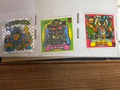 3枚セット　年代物　ビックリマンシール  ヘッドヘラクライスト他　　【2501】 #KA1  70