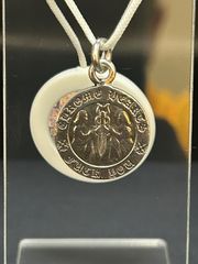 【正規品・RINKAN鑑定済】Chrome Hearts クロムハーツ CHRM ANGL MDL／エンジェルメダルチャーム V1 ネックレストップ（6.280g）