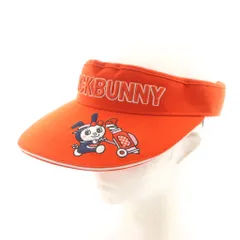 ジャックバニー JACK BUNNY × ドラえもん ドラミちゃん サンバイザー キャップ 帽子 ロゴ 刺繍 FR オレンジ 262-2287004 /AN5