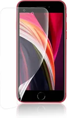 JACRON 互換品ガイド枠付き・簡単な貼り付け方iPhone SE3 ガラスフィルム 柔らかいTPU素材 指紋認証対応 剥がしにくい 気泡ゼロ 傷修復 SE2 用 保護フィルム 全面 3D曲面 アンチグレア(MO-AA1146)