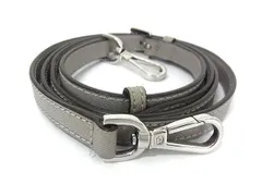 ■極美品■ MICHAEL KORS マイケルコース レザー バッグ用 ショルダーストラップ 斜め掛け 肩掛け レディース グレー系 BI6718