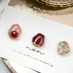 ＊258 不規則　小ぶり　アソート　アシンメトリー　レジン　ピアス/イヤリング　ハンドメイド