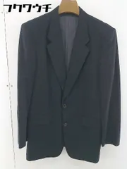◇ COMME CA DU MODE コムサデモード 肩パット入り 2B 長袖 テーラードジャケット ブラック メンズ P  【1112170001400】のサムネイル