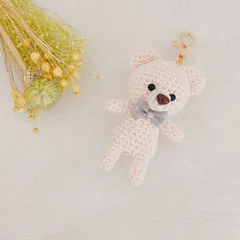 くまさんのあみぐるみキーホルダー