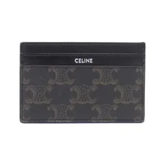 【未使用級】CELINE カードケース ブラック レザー 名刺入れ CELINE セリーヌ 名刺入れ ブラック レザー【472】RKT の購入