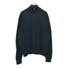 Polo by Ralph Lauren ポロ ラルフローレン ハーフジップセーター ブラック(メンズ XL)中古 古着 V2591